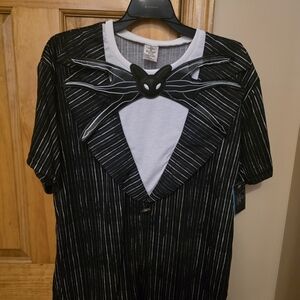 Disney Black and White Jack Skellington Tee